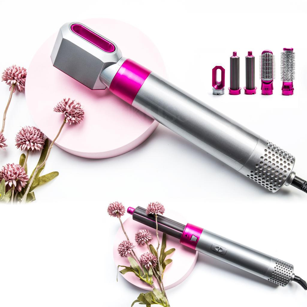 Secador de Pelo 5 en 1 Profesional: Alisa, Riza y da Volumen