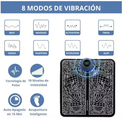 Masajeador de pies electroestimulador | Alivio inmediato sin dolor